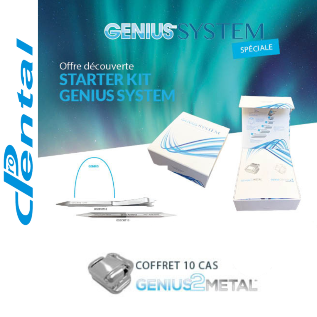 Starter Kit GENIUS SYSTEM METAL (Offre découverte*)