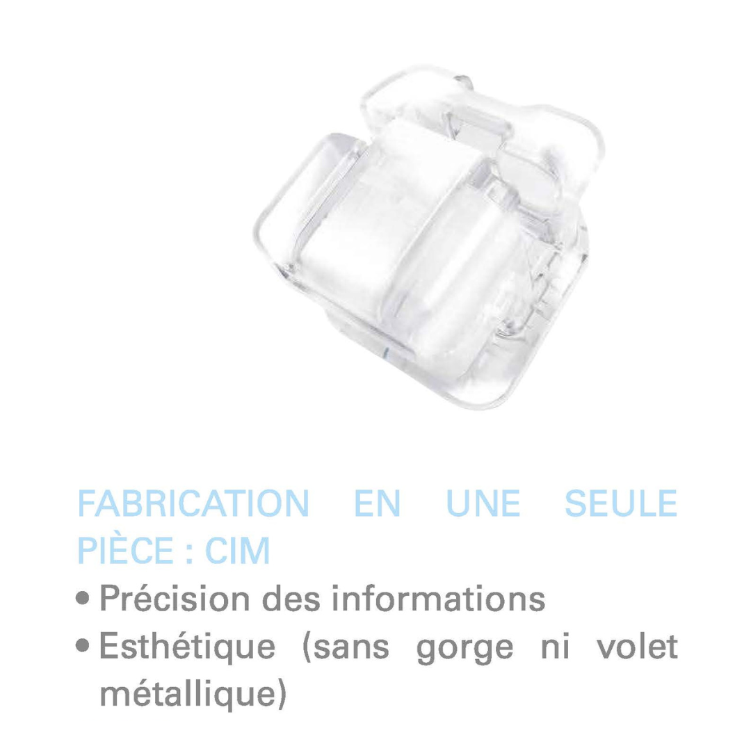 Brackets autoligaturants GENIUS CRYSTAL U 3-3 L 3-3 Hks 3 – Image 5