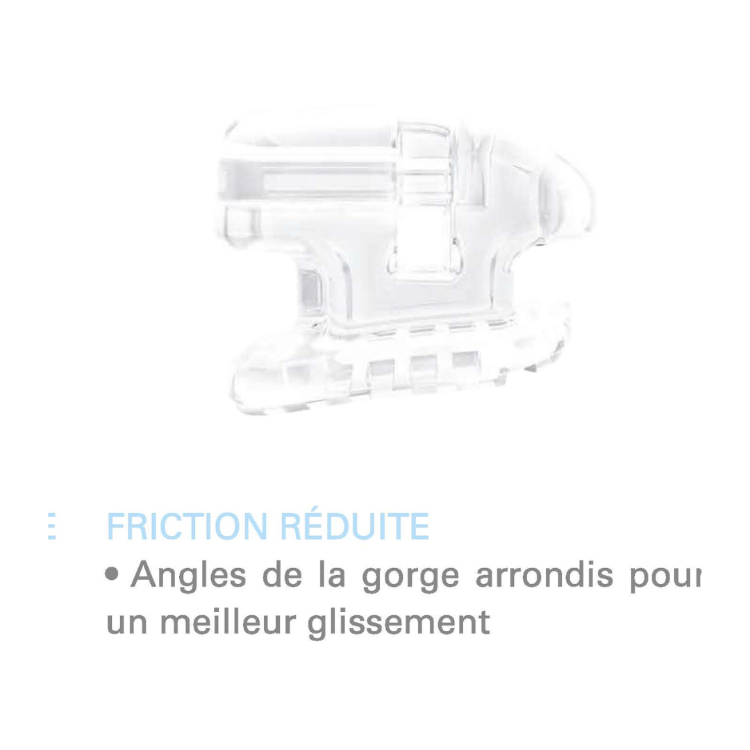 Brackets autoligaturants GENIUS CRYSTAL U 3-3 L 3-3 Hks 3 – Image 4