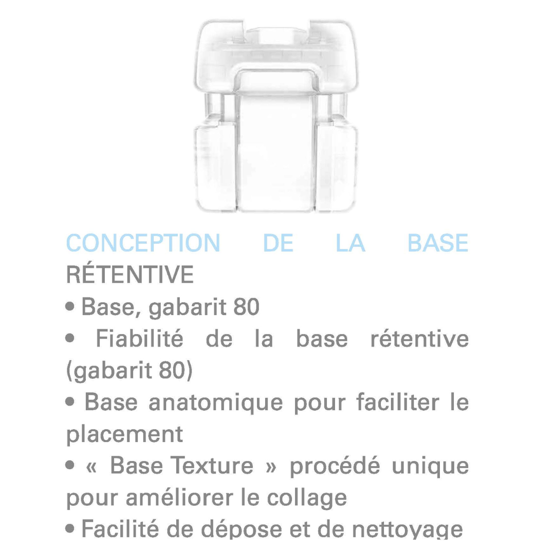 Brackets autoligaturants GENIUS CRYSTAL U 3-3 L 3-3 Hks 3 – Image 3
